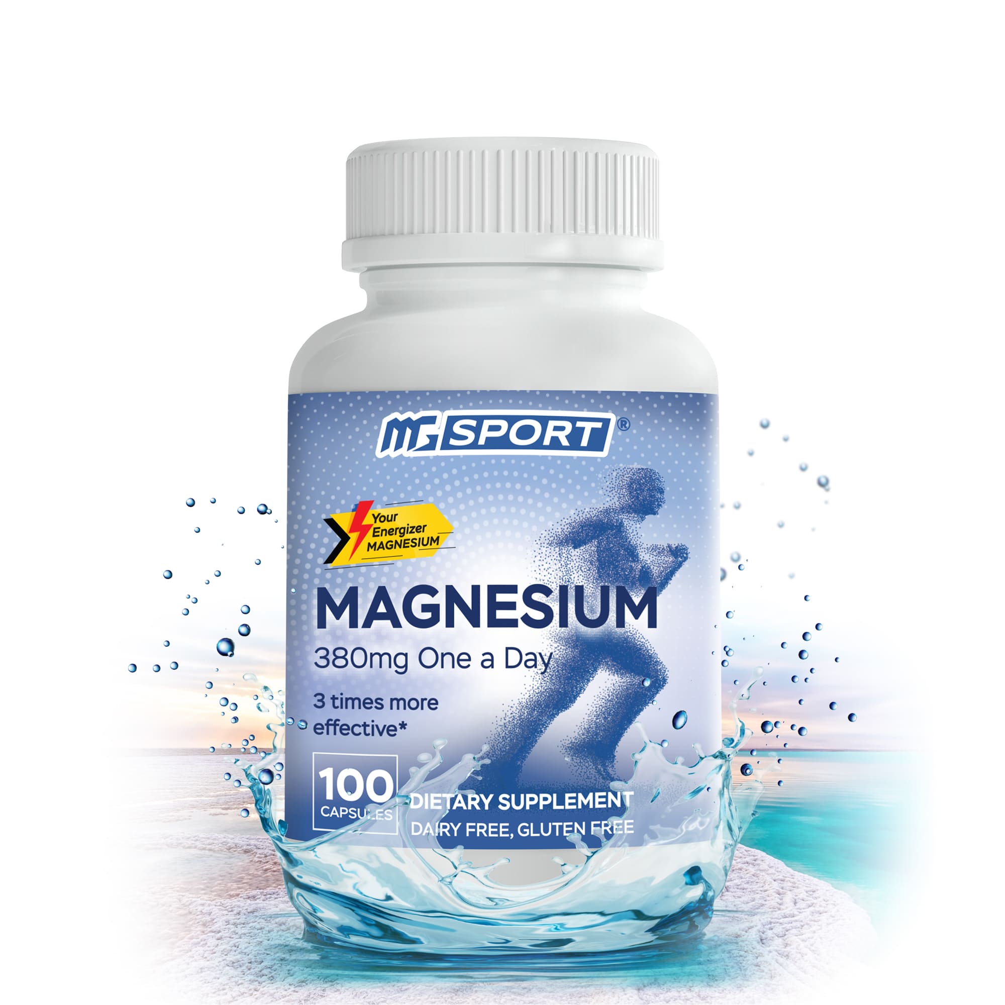 100 High Absorption Magnesium Caps for Health | MGSPORT – MGSPORT